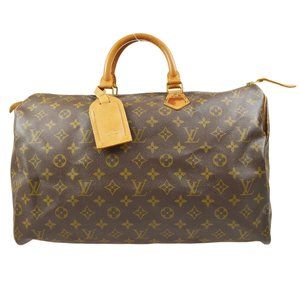 LOUIS VUITTON SPEEDY 40 HAND BAG PURSE MONOGRAM CANVAS